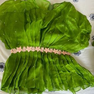 Beautiful mehendi green dress